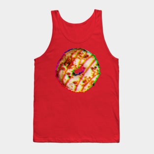 Donut Snack Glitch Tank Top